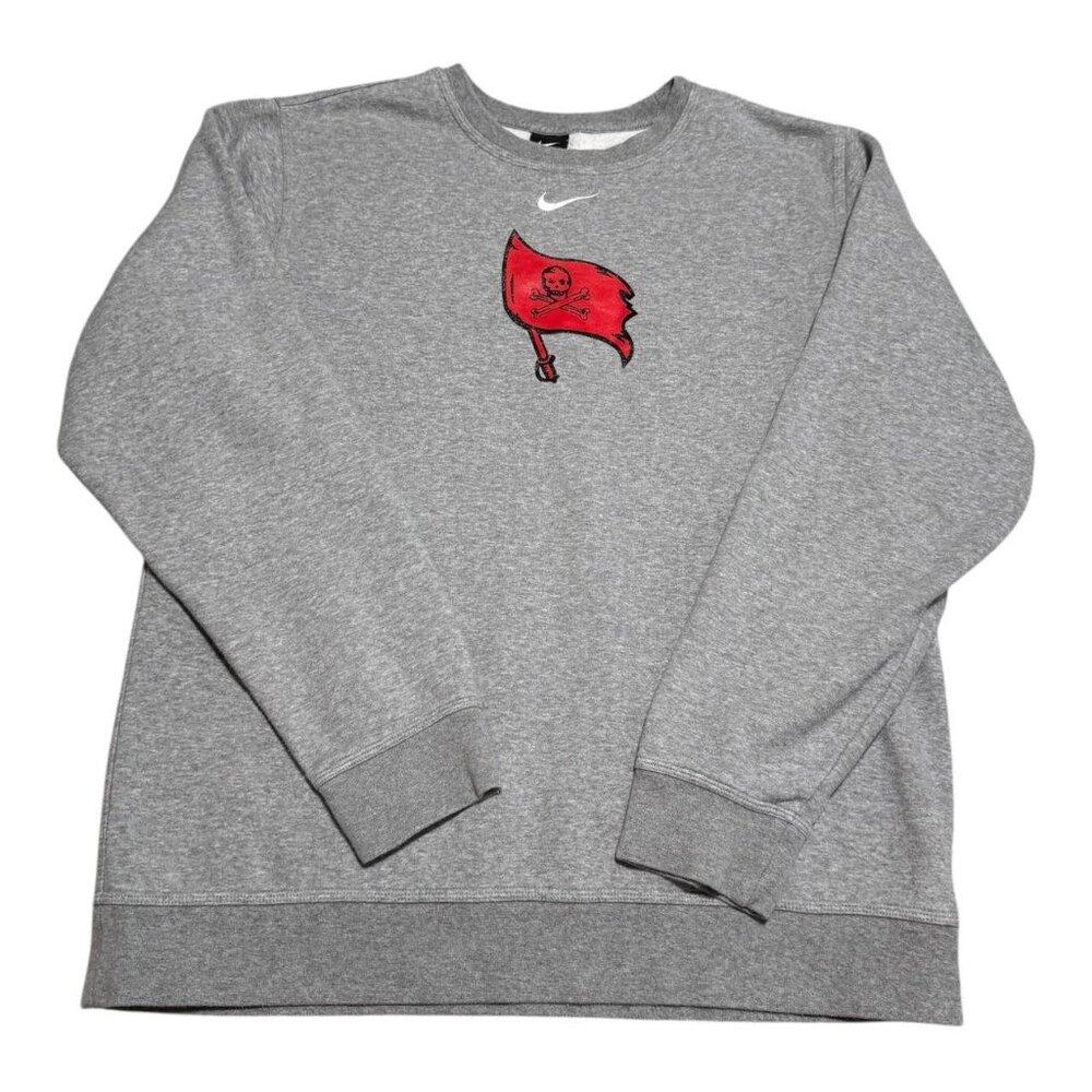 Nike Center Swoosh Tampa Bay Buccaneers Crewneck Sweatshirt Adult Large